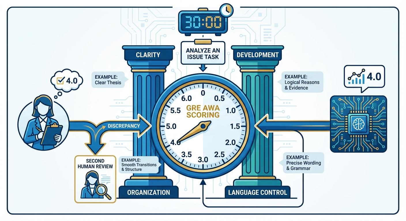 GRE AWA Scoring: What the Rubric Rewards (and What Loses Points)
