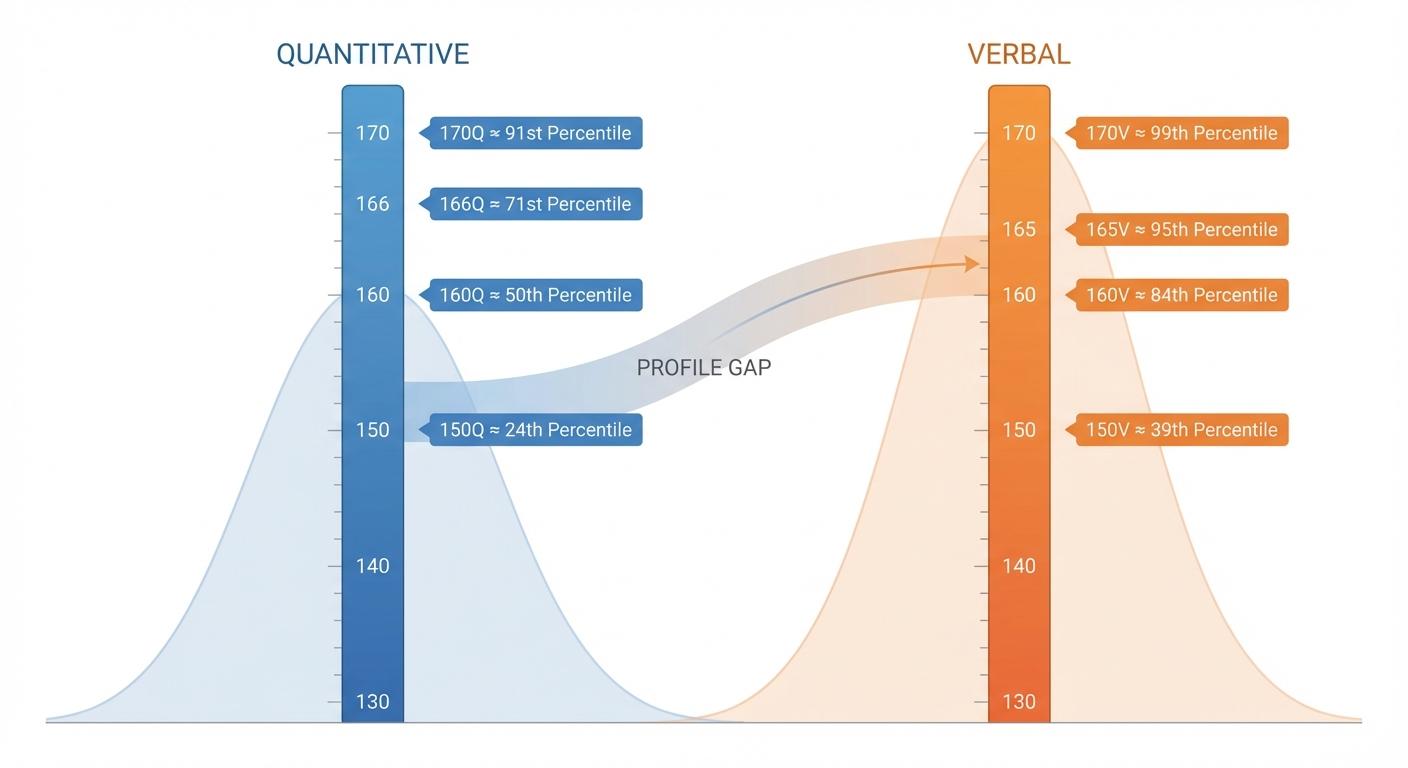 GRE Score Percentiles Explained: How to Interpret Your Quant + Verbal Profile