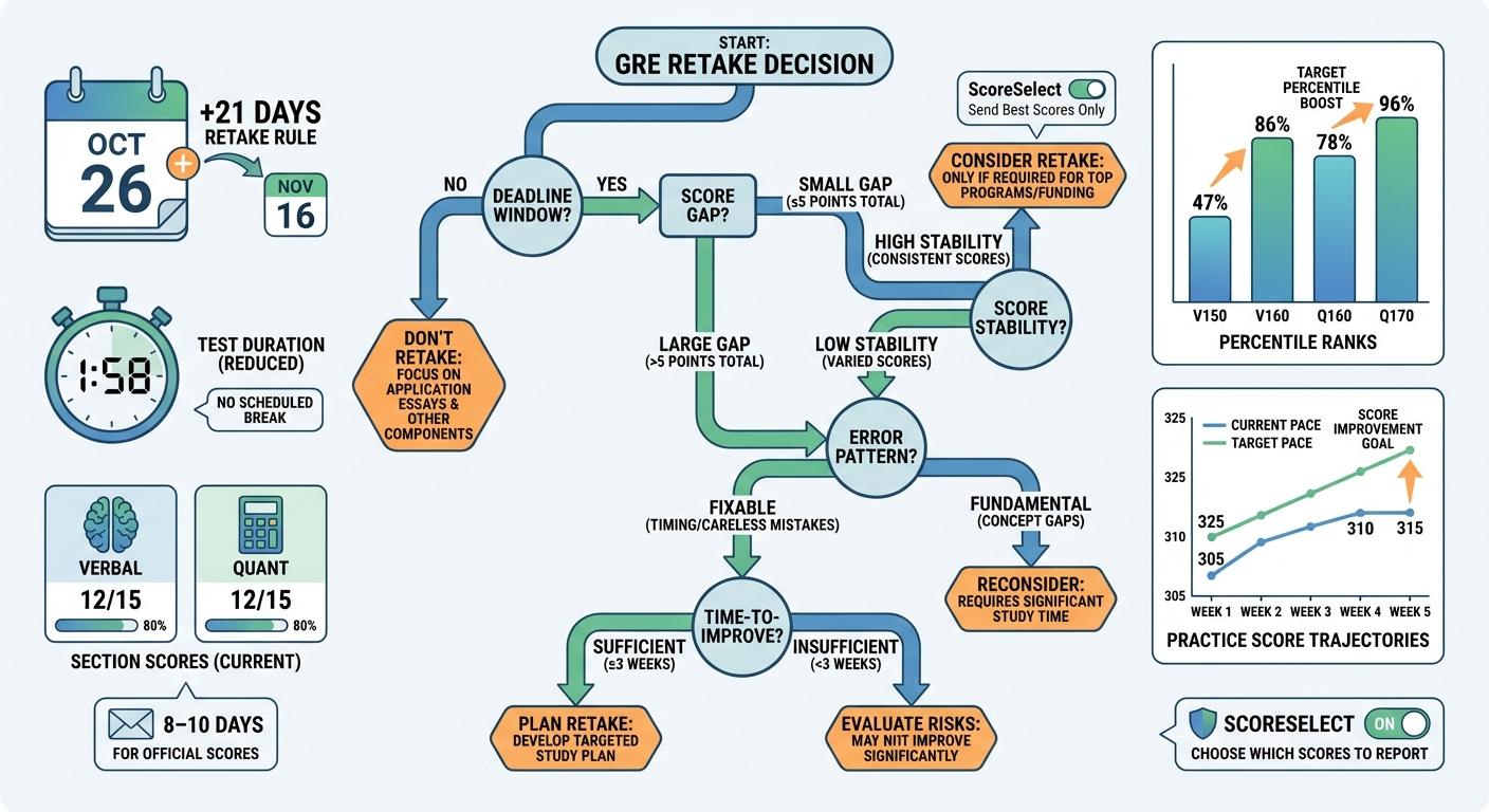 Should You Retake the GRE? A Data-Driven Decision Framework