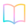 Colored Book Open